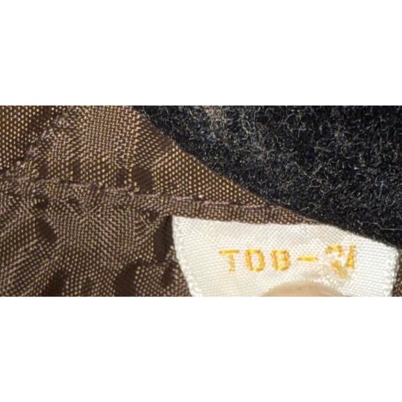 VTG 1960-70s Sears Kings Road Wool Plaid Flannel Shirt Brown & Blue Sz XL - Picture 5 of 9